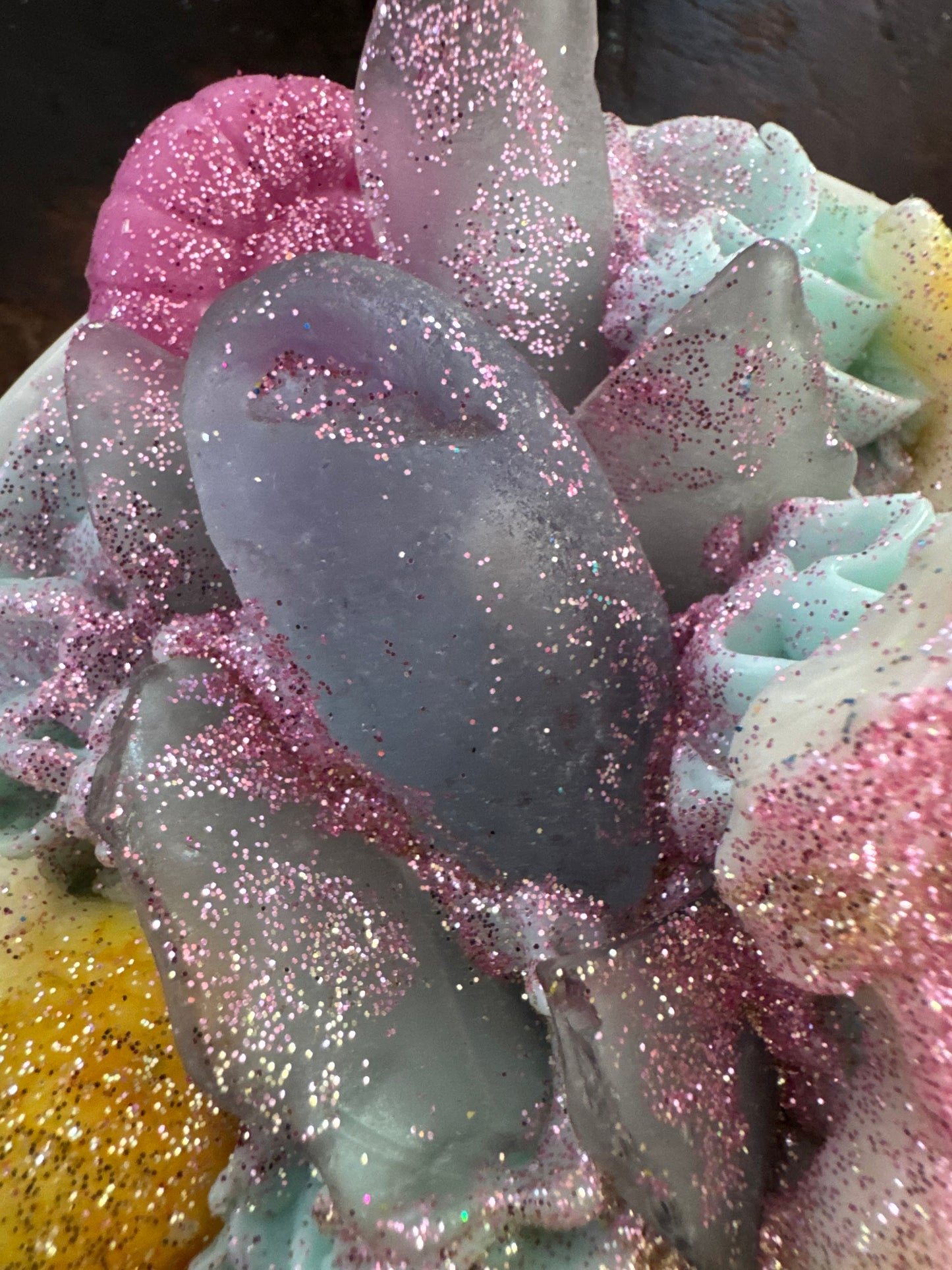 XXL Russian Neodymium Seaglass & Purple Seaglass Medley- Seawall Breeze (Coconut Pineapple Seasalt)