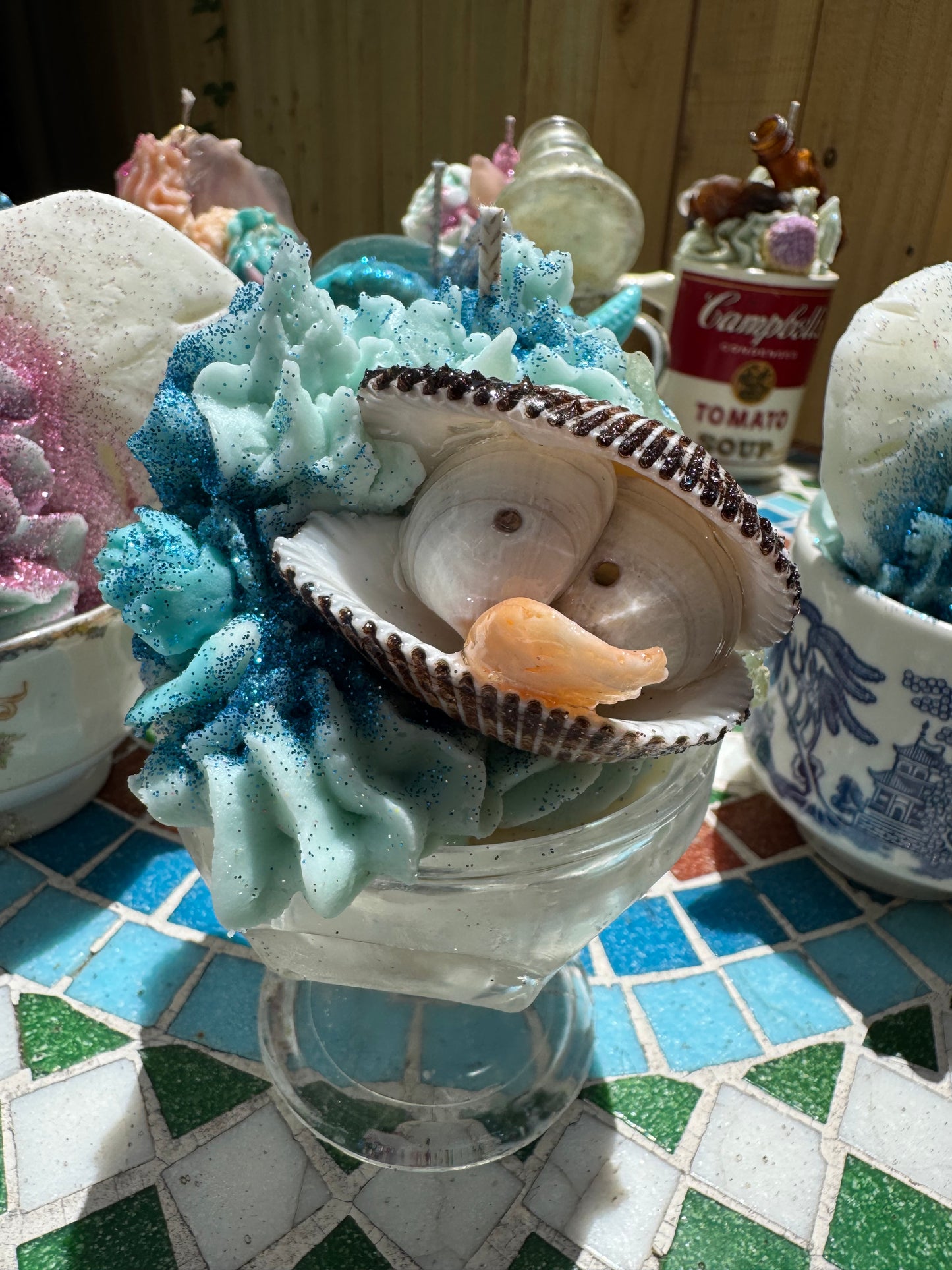 @shellyscreations_tpa MINI CLAM SUNDAE - Seawall Breeze (Coconut Pineapple Seasalt)