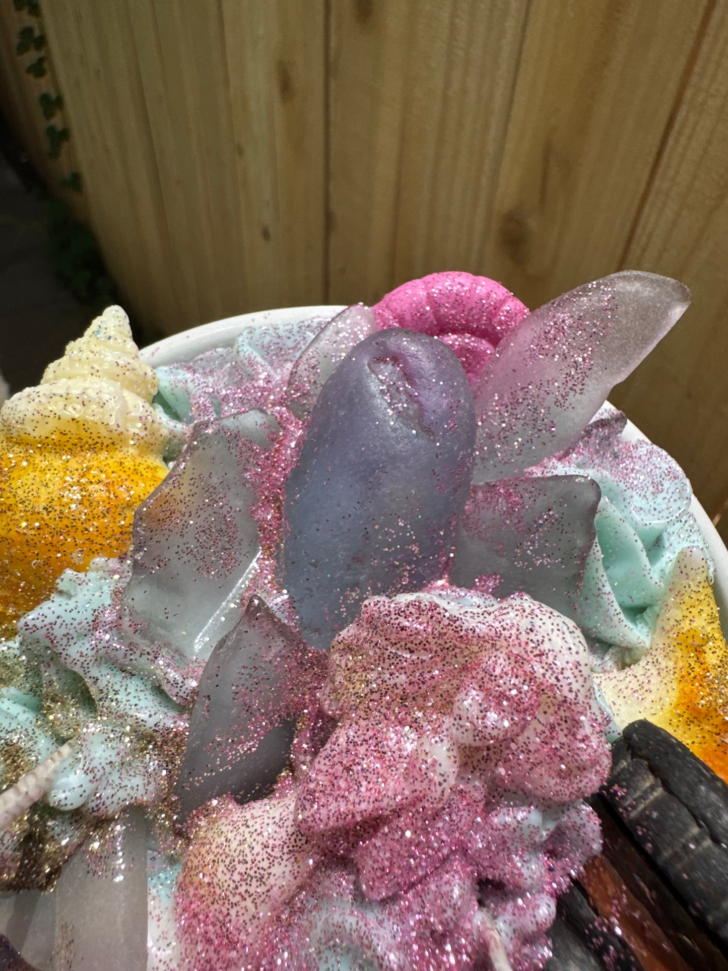 XXL Russian Neodymium Seaglass & Purple Seaglass Medley- Seawall Breeze (Coconut Pineapple Seasalt)
